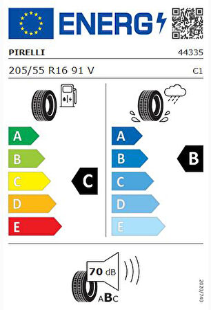 Pirelli 205/55R16 91V Cinturato P1 Oto Yaz Lastiği ( Üretim : 2025 )