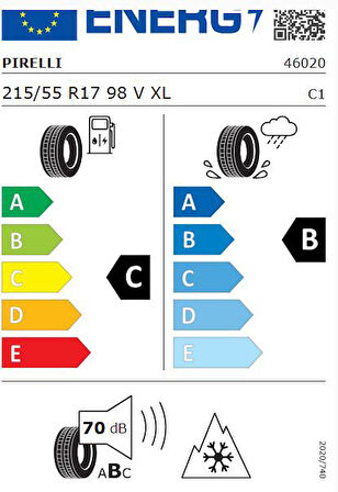 Pirelli 215/55 R17 98V XL Cinturato Winter Oto Kış Lastiği (Üretim: 2025)