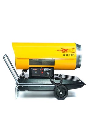Isıjet KX-35 41 kW 220V 37 Lt Depolu Bacasız Mazotlu Fanlı Isıtıcı
