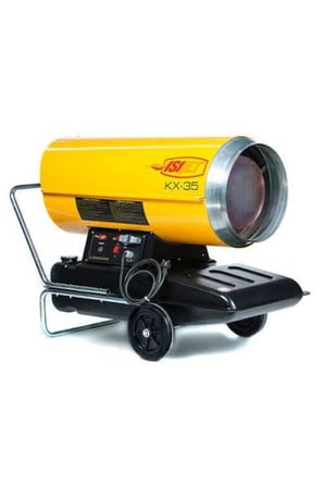 Isıjet KX-35 41 kW 220V 37 Lt Depolu Bacasız Mazotlu Fanlı Isıtıcı