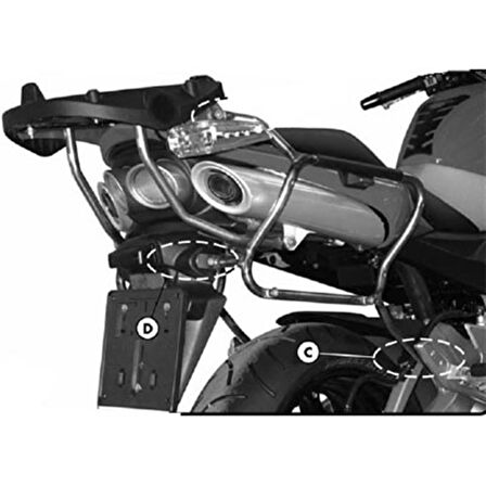 Givi PLX538 SUZUKI GSR 600 (06-11) Yan Çanta Tasiyici