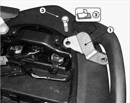 Givi PLX447KIT KAWASAKI VERSYS 650 (06-09) Yan Çanta Tasiyici Baglanti Kiti