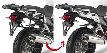 Givi PLR1110 HONDA VFR 1200X CROSSTOURER (12-19) Yan Çanta Tasiyici