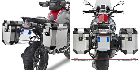 Givi PL5108CAM BMW R 1200 GS - ADVENTURE (13-18) - R1250 GS (19) - ADVENTURE (19) Yan Çanta Tasiyici