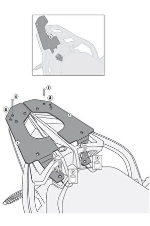 Gıvı Sr5109 Bmw F800gt (13-20) - F800r (09-20) - F800st (06-16) Arka Çanta Taşıyıcı