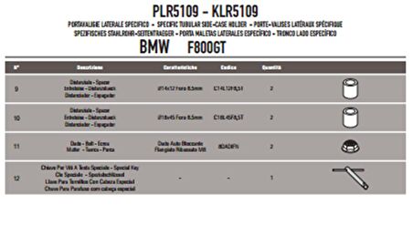 Givi PLR5109 BMW F 800GT (13-17) Yan Çanta Tasiyici