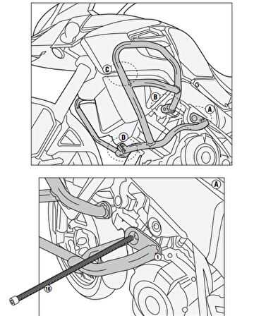 Givi TN3105 Suzuki Dl 1000 V-Strom (14-19) Koruma Demiri