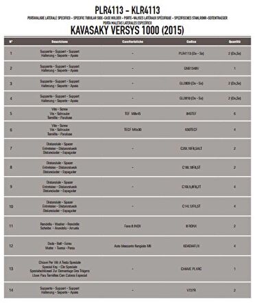 Givi PLR4113 KAWASAKI VERSYS 1000 (15-17) Yan Çanta Tasiyici