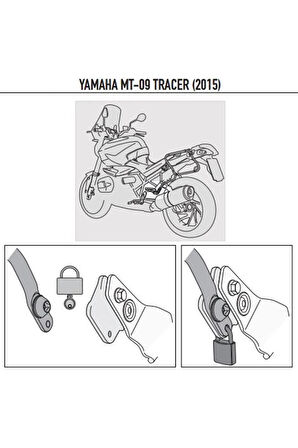 Plr2122 Yamaha Tracer 900 (15-17) (15-17) Yan Çanta Taşıyıcı