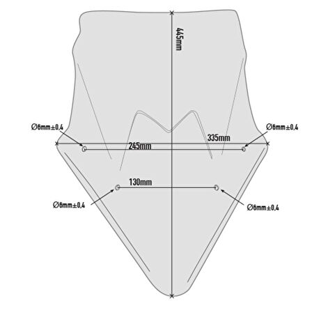 Givi D4119S KAWASAKI NINJA 650 (17-19) Rüzgar Siperlik