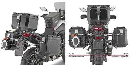 Givi PLO2145CAM YAMAHA TENERE 700 (19) Yan Çanta Tasiyici