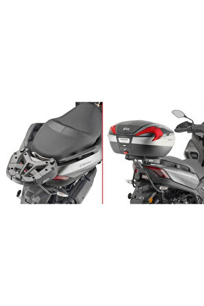 Gıvı Sr2150 Yamaha X-max 125 (18-22) - X-max 250-300 (17-22) - X-max 400 (18-21) Arka Çanta Taşıyıcı