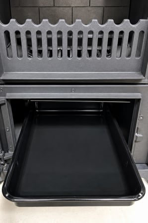 Reyo Stove Kambo Camlı Fırınlı Döküm Tuğlalı Şömine Soba