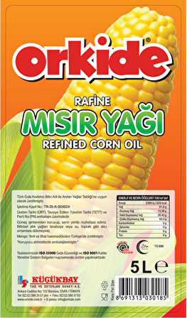 ORKİDE MISIR YAĞI 5 LT