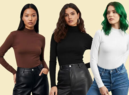 Uzun Kollu 3'lü Kadın Balıkçı Yaka Badi