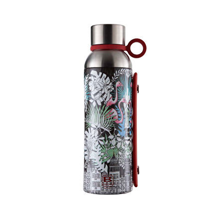 Bugatti Termo Taşıma Kulplu Paslanmaz Çelik La Vılle Desenli Termos 1500Ml