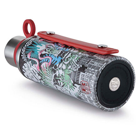 Bugatti Termo Taşıma Kulplu Paslanmaz Çelik La Vılle Desenli Termos 1500Ml