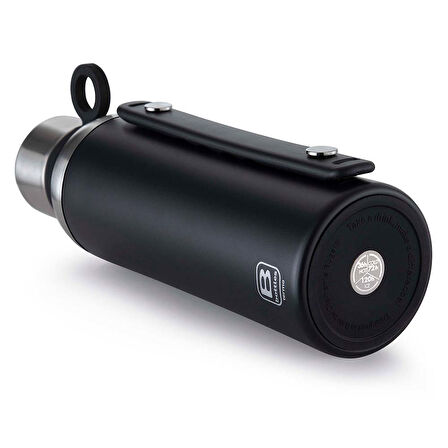 Bugatti Termo Taşıma Kulplu Paslanmaz Çelik Antrasit Rengi Termos 1500Ml