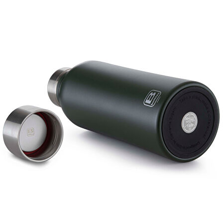 Bugatti Twin Paslanmaz Çelik Orman Yeşili Termos 1500Ml