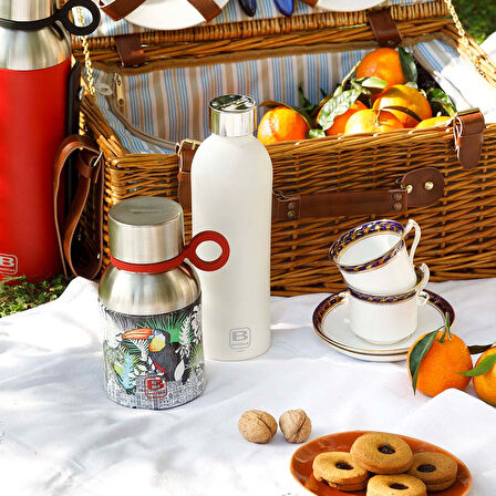 Bugatti Paslanmaz Çelik La Vılle Desenli Yemek Termosu 500Ml