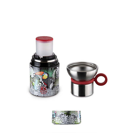 Bugatti Paslanmaz Çelik La Vılle Desenli Yemek Termosu 500Ml