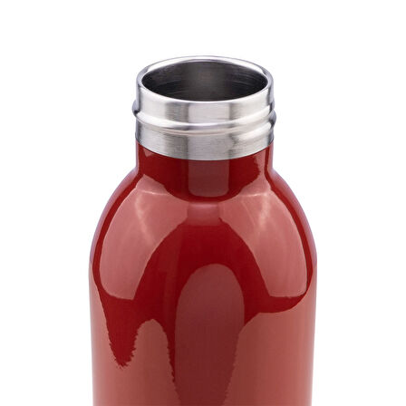 Bugatti Twin Paslanmaz Çelik Parlak Kırmızı Termos 500Ml