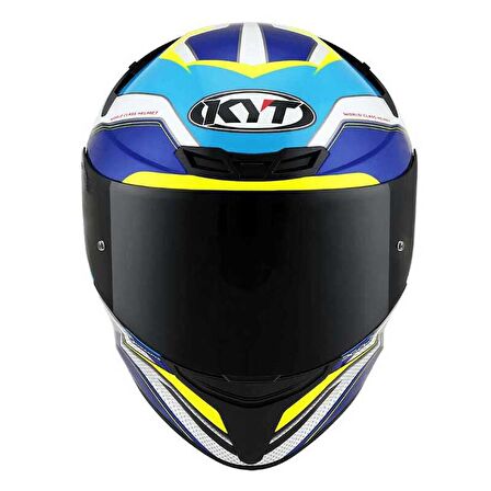 KYT TT-COURSE KASK GRAND PRIX AÇIK MAVİ BEYAZ