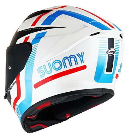 SUOMY TRACK-1 KASK NINETY SEVEN WHITE-RED