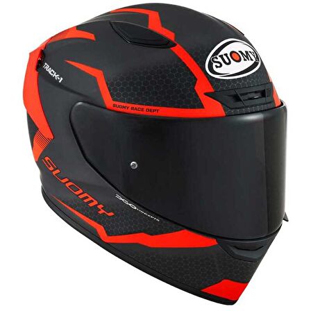 SUOMY TRACK-1 KASK REACTION MAT ANTRASİT KIRMIZI