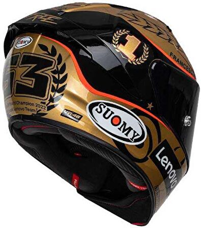 SUOMY SR-GP KASK PECCO BAGNAIA WORLD CHAMPION 2022 GOLD LIMITED EDITION