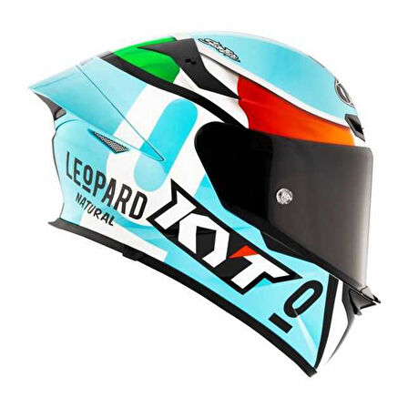 KYT TT-REVO KASK LEOPARD EDITION TRICOLORE
