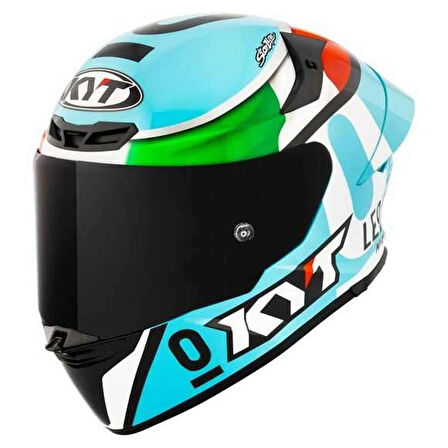 Kyt TT-REvo Leopard Edition Tricolore Kapalı Kask