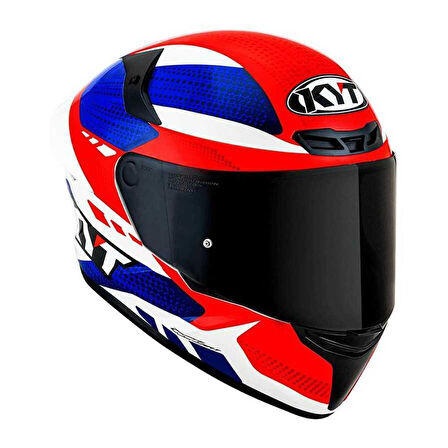 KYT TT-REVO KASK GEAR BLUE / RED