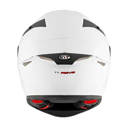 KYT TT-REVO KASK PLAIN WHITE
