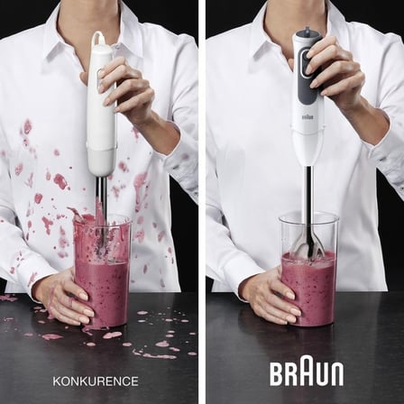 Braun Multiquick 3 MQ3125B El Blender Seti 750W Beyaz Paslanmaz Çelik Blender Doğrayıcı Çırpıcı Ölçü Kabı