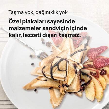 Braun Snack Maker 5 SM5005 Sandviç, Waffle ve Tost Makinesi Silver