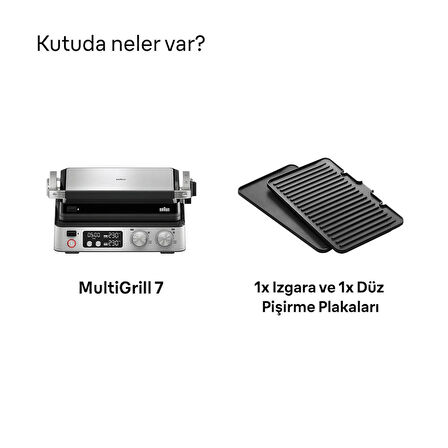 Braun CG 7020 MutliGrill 7 Contact Grill Izgara Ve Tost Makinesi