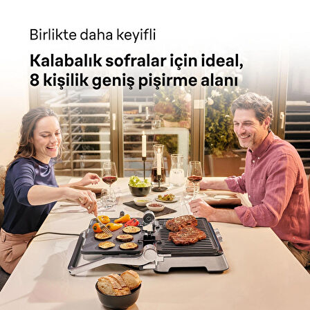 Braun MultiGrill 9 Contact grill CG 9040 Siyah / Paslanmaz Çelik