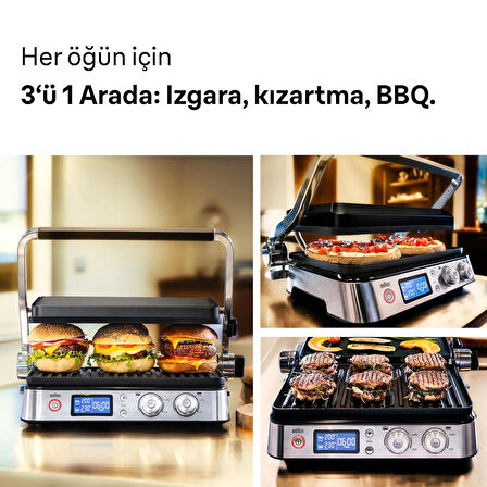 Braun MultiGrill 9 Contact grill CG 9040 Siyah / Paslanmaz Çelik
