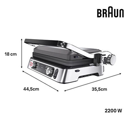 Braun Multigrill 9 Pro Cg9167 Siyah / Paslanmaz Çelik