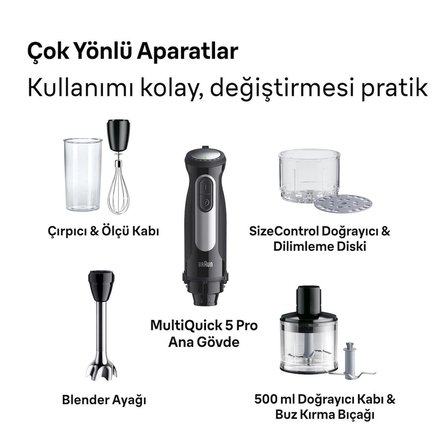 Braun MQ55254.M MultiQuick 5 Pro Hand blender 