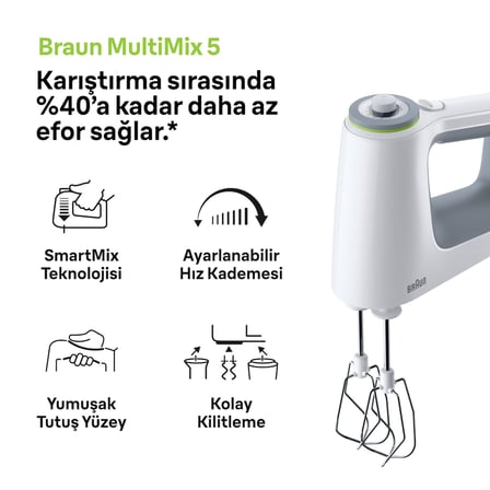BRAUN HM5137WH EL MIKSERİ