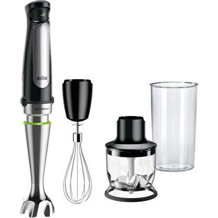 Braun MQ7025X Multiquick 7 1000 Watt Siyah El Blender Seti