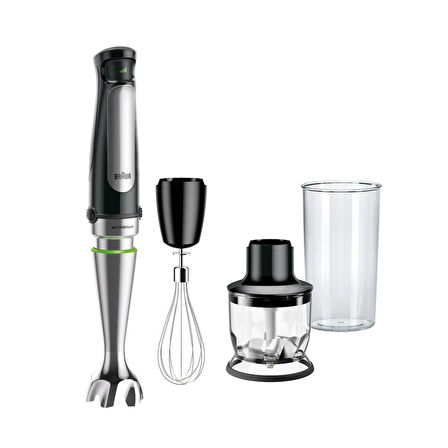 Braun MQ7025X Multiquick 7 1000 Watt Siyah El Blender Seti