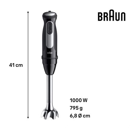 Braun Multiquick 9 MQ9187XLI 1200 W Set Mikser Siyah