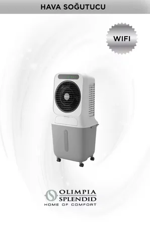 Peler 25 (Wi‑Fi) Hava Soğutucu Evaporatif Serinletici , 25 L Depo, Kumandalı