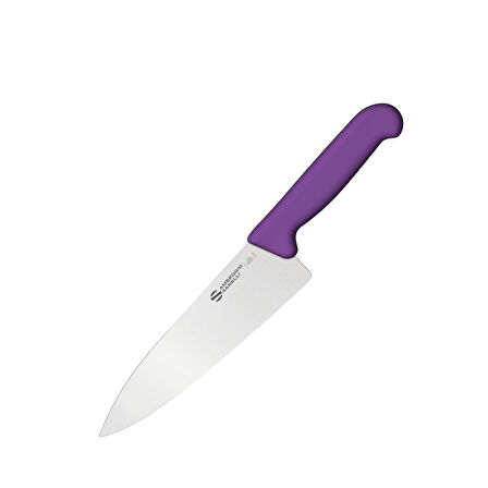 SUPRA COLORE 20 CM ŞEF BIÇAĞI MOR RENK KAYMAZ SAP