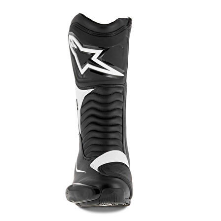 Alpinestars SMX S Korumalı Spor Motosiklet Botu Siyah  Beyaz
