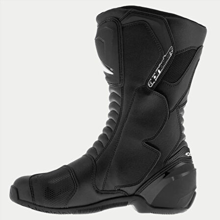 Alpinestars SMX S WP Korumalı Spor Motosiklet Botu Siyah