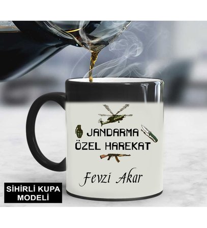 Jandarma Özel Hareket Kupa Bardağı Sihirli